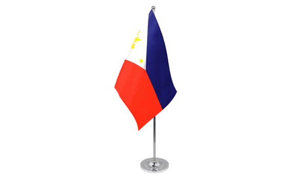 Philippines Satin Table Flag